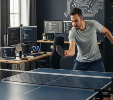 چطور پینگ پنگ ذهن برنامه‌نویس‌ها را تیزتر می‌کند؟