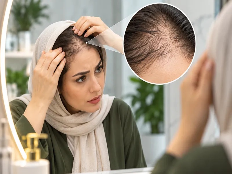علت ریزش موی جلو سر چیست؟